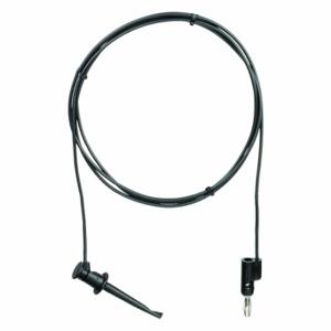 POMONA 3782-60-0 Mini Hook Test Lead, 60 Inch Length, Black | CT7VXL 3T060