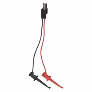 POMONA 3788 Test Clip Adapter, BNC Female to Alligator Clip, Black/Red | CT7VVP 30PJ01