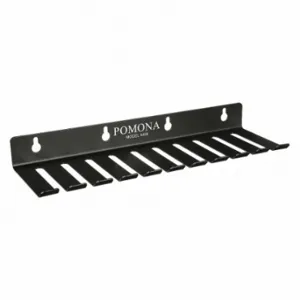 POMONA 4408/POM Test Lead Holder, Black, 3.5 Inch Length, 11 Inch Width, 1.25 Inch Height, 10 Slots | CT7VZM 30PJ20