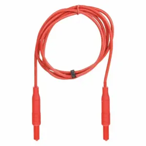 POMONA 4911A-60-2 Test Leads, Cat Iii 1000V, Straight Shrouded Plug, Straight Shrouded Plug, 5 Ft Length | CT7VZE 1PE34