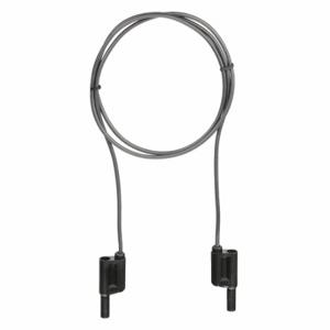 POMONA 6727-0 Test Lead, Banana Plugs, 48 Inch Length In, Black | CT7VZB 4FB20