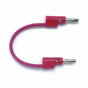 POMONA B-60-2 Banana Plug Patch Cord, 60 Inch Length, Red | CT7VXR 13X141