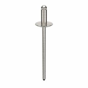 POP AD41-43BSLF201 Blind Rivet, 1/8 Inch Dia., 0.313 Inch Length, 500Pk | AD3HRM 3ZJR6