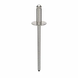 POP AD44BSLF201 Blind Rivet, 1/8 Inch Dia., 0.375 Inch Length, 500Pk | AD3HTL 3ZJV1