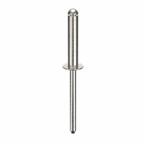 POP AD612BS200 Blind Rivet, 3/16 Inch Dia., 0.925 Inch Length, 250Pk | AD3HUW 3ZJY7