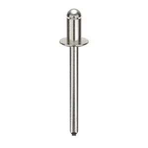 POP AD62BSLF200 Blind Rivet, 3/16 Inch Dia., 0.300 Inch Length, 250Pk | AD3HWH 3ZKA2