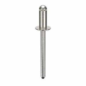 POP AD64ABS201 Blind Rivet, 3/16 Inch Dia., 0.425 Inch Length, 500Pk | AD3HWL 3ZKA6