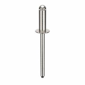 POP AD66BS200 Blind Rivet, 3/16 Inch Dia., 0.550 Inch Length, 250Pk | AD3HWV 3ZKC5