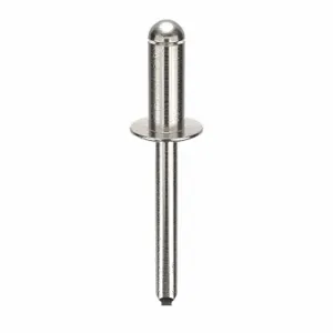 POP AD86ABS203 Blind Rivet, 1/4 Inch Dia., 0.600 Inch Length, 100Pk | AD3HXM 3ZKE4