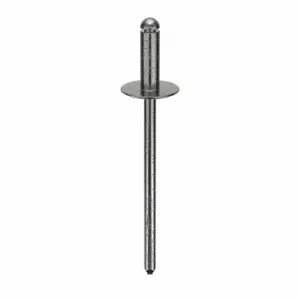 POP SD44BSLF201 Blind Rivet, 1/8 Inch Dia., 0.375 Inch Length, 500Pk | AD3HYR 3ZKH6