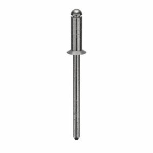 POP SK44BS201 Blind Rivet, 1/8 Inch Dia., 0.375 Inch Length, 500Pk | AD3HZZ 3ZKN6