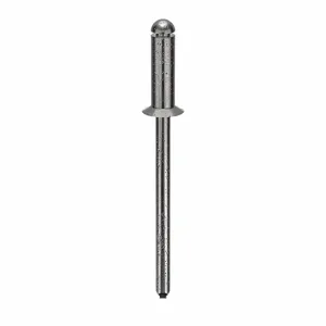 POP SK44BS201 Blind Rivet, 1/8 Inch Dia., 0.375 Inch Length, 500Pk | AD3HZZ 3ZKN6