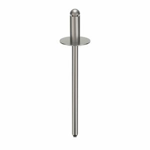 POP SSD43SSBSLF201 Blind Rivet, 1/8 Inch Dia., 0.313 Inch Length, 500Pk | AD3JAE 3ZKP2