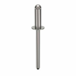 POP SSD66SSBS200 Blind Rivet, 3/16 Inch Dia., 0.550 Inch Length, 250Pk | AD3JAY 3ZKT3