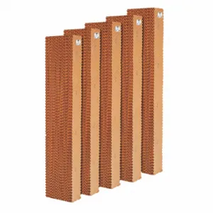 PORT-A-COOL KUVVAAZGK002 Evaporative Cooling Media, 60 Inch Ht, 12 Inch Width, 6 Inch Dp, Kraft Paper, 5 PK | CT7WBM 55ZZ36