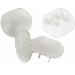 POWER FIRST 52NY39 Outlet Safety Cap, Clear, For 15A Straight Blade Connectors | CD3KJY