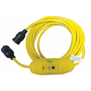 POWER FIRST 53TY61 Line Cord GFCI, 125 VAC Voltage Rating, Number of Poles 2 | CD3XJZ