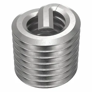 POWERCOIL 3520-3.00X1.5D Helical Insert, M3 X 0.50 Thread Size, 4.5mm Length, Stainless Steel, 10Pk | AE7DBE 5WZK9