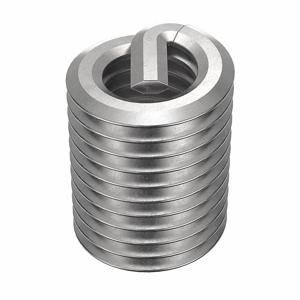 POWERCOIL 3520-3.00X2.0D Helical Insert, M3 X 0.50 Thread Size, 6mm Length, Stainless Steel, 10Pk | AE7DBF 5WZL0