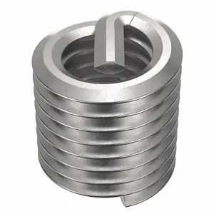 POWERCOIL 3520-5.00X1.5DSL Helical Insert, M5 X 0.80 Thread Size, 7.5mm Length, Stainless Steel, 10Pk | AE7DUM 5XAD5