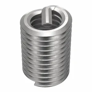 POWERCOIL 3520-5.00X2.0D Helical Insert, M5 X 0.80 Thread Size, 10mm Length, Stainless Steel, 10Pk | AE7DBM 5WZL6