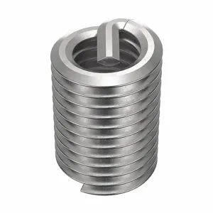 POWERCOIL 3520-5.00X2.0DSL Helical Insert, M5 X 0.80 Thread Size, 10mm Length, Stainless Steel, 10Pk | AE7DUN 5XAD6