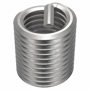 POWERCOIL 3521-10.00X1.5D Helical Insert, M10 X 1.25 Thread Size, 15mm Length, Stainless Steel, 10Pk | AE7DCC 5WZP0