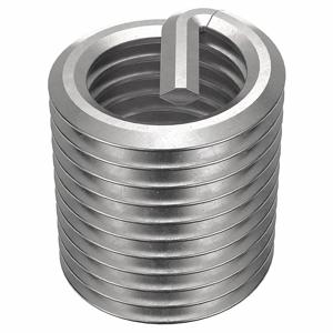 POWERCOIL 3521-8.00X1.5D Helical Insert, M8 X 1.00 Thread Size, 12mm Length, Stainless Steel, 10Pk | AE7DBT 5WZN1