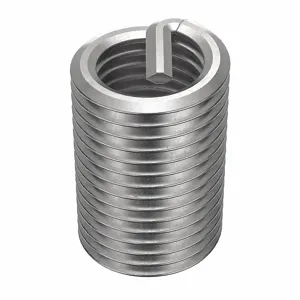 POWERCOIL 3521-8.00X2.0D Helical Insert, M8 X 1.00 Thread Size, 16mm Length, Stainless Steel, 10Pk | AE7DBU 5WZN2