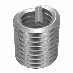 POWERCOIL 3532-1/2x1.5D Helical Insert, 1/2-13 Thread Size, 0.750 Inch Length, Stainless Steel, 10Pk | AE6RNU 5UUC0