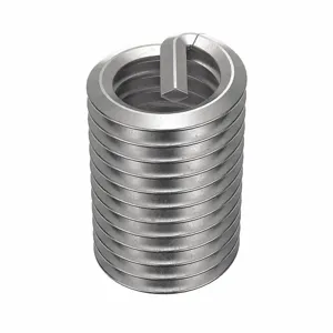 POWERCOIL 3532-1/2X2.0D Helical Insert, 1/2-13 Thread Size, 1.000 Inch Length, Stainless Steel, 10Pk | AE6RNV 5UUC1