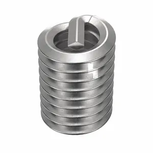 POWERCOIL 3532-1/4X2.0DSL Helical Insert, 1/4-20 Thread Size, 0.500 Inch Length, Stainless Steel, 10Pk | AE7DDW 5WZV0