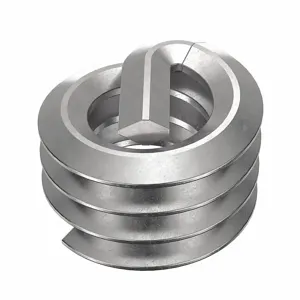 POWERCOIL 3532-10GX1.0DSL Helical Insert, 10-24 Thread Size, 0.190 Inch Length, Stainless Steel, 10Pk | AE7DDQ 5WZU5