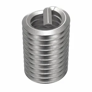 POWERCOIL 3532-3/8X2.0DSL Helical Insert, 3/8-16 Thread Size, 0.750 Inch Length, Stainless Steel, 10Pk | AE7DEC 5WZV6