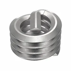 POWERCOIL 3532-8GX1.0D Helical Insert, 8-32 Thread Size, 0.164 Inch Length, Stainless Steel, 10Pk | AE6RLD 5UTY9