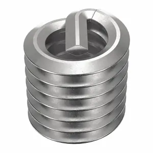 POWERCOIL 3532-8GX1.5D Helical Insert, 8-32 Thread Size, 0.246 Inch Length, Stainless Steel, 10Pk | AE6RLE 5UTZ0