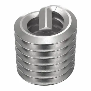 POWERCOIL 3532-8GX1.5DSL Helical Insert, 8-32 Thread Size, 0.246 Inch Length, Stainless Steel, 10Pk | AE7DDN 5WZU3