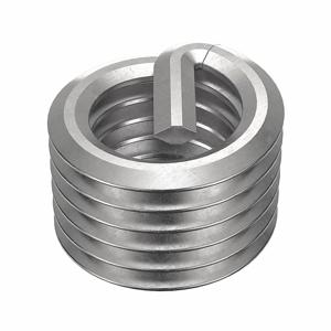 POWERCOIL 3534-1/4X1.0D Helical Insert, 1/4-28 Thread Size, 0.250 Inch Length, Stainless Steel, 10Pk | AE6RPR 5UUE1