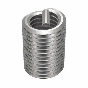 POWERCOIL 3534-1/4X2.0DSL Helical Insert, 1/4-28 Thread Size, 0.500 Inch Length, Stainless Steel, 10Pk | AE7DFJ 5WZY5