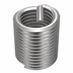 POWERCOIL 3534-3/8X1.5DSL Helical Insert, 3/8-24 Thread Size, 0.563 Inch Length, Stainless Steel, 10Pk | AE7DFP 5WZZ0