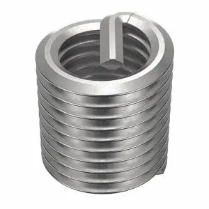 POWERCOIL 3534-5/16X1.5D Helical Insert, 5/16-24 Thread Size, 0.468 Inch Length, Stainless Steel, 10Pk | AE6RPW 5UUE5