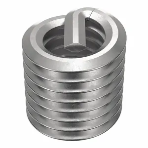 POWERCOIL 3534-8GX1.5DSL Helical Insert, 8-36 Thread Size, 0.246 Inch Length, Stainless Steel, 10Pk | AE7DFC 5WZX9