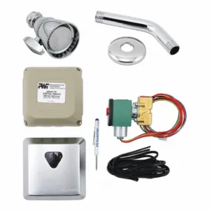 POWERS 447 10000M100 Sensor Showerhead Kit, Powers 2.5 Gpm Fixed Showerhead Flow Rate | CT7WVD 33KJ89