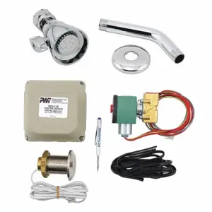 POWERS 447 400ICK100 Sensor Showerhead Kit, Powers 2.5 Gpm Fixed Showerhead Flow Rate | CT7WVB 33KJ85