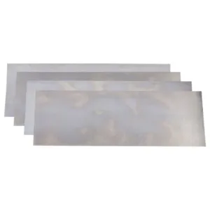 PRECISION BRAND 44575 Shim Stock Sheet Pvc 0.0400 Inch Clear - Pack Of 3 | AE3VNQ 5GE94