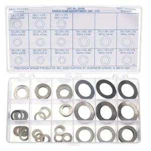 PRECISION BRAND 25998 Arbor Shim Assortment | AD9NJU 4TT25