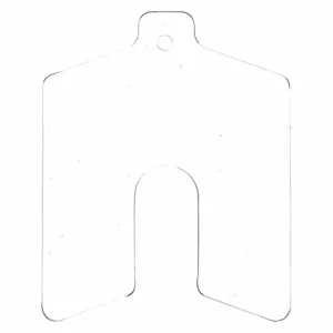 PRECISION BRAND 42115 Slotted Shim Tab Aa 0.0500 Inch - Pack Of 20 | AE3VKP 5GE15