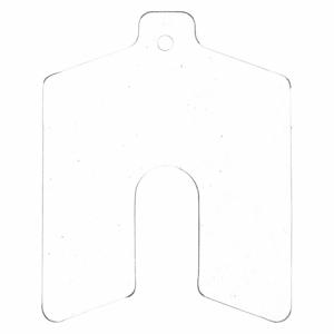 PRECISION BRAND 42132 Slotted Shim Tab A 0.0500 Inch - Pack Of 20 | AE3VLH 5GE32