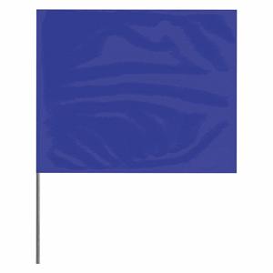 PRESCO PRODUCTS CO 2330B-200 Markierungsfahne, 2 1/2 Zoll x 3 1/2 Zoll Flaggengröße, 30 Zoll Stabhöhe, blau, leer | CT7XXE 3LUA7