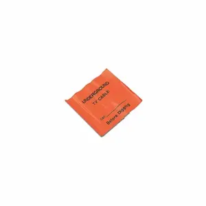 PRESCO PRODUCTS CO 4521OBK3572-200 Marking Flag, 4 x 5 Inch Flag Size, 21 Inch Staff Ht, Orange, Cable TV, No Image | CT7XZB 3LUP8